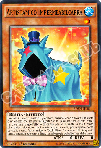 BOSH-IT006 Artistamico Impermeabilcapra comune 1a Edizione (IT) -NEAR MINT-