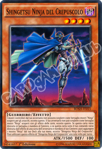 BOSH-IT015 Shingetsu Ninja del Crepuscolo comune 1a Edizione (IT) -NEAR MINT-