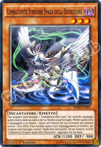 BOSH-IT021 Combattente Stregone Spada della Distruzione comune 1a Edizione (IT) -NEAR MINT-