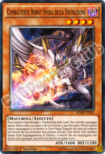 BOSH-IT022 Combattente Robot Spada della Distruzione comune 1a Edizione (IT) -NEAR MINT-