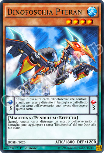 BOSH-IT026 Dinofoschia Pteran rara 1a Edizione (IT)  -GOOD-