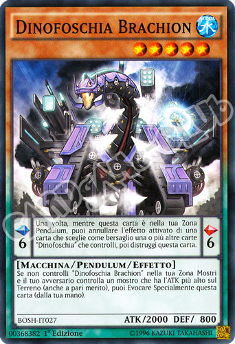BOSH-IT027 Dinofoschia Brachion comune 1a Edizione (IT)  -GOOD-