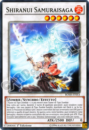 BOSH-IT053 Shiranui Samuraisaga comune 1a Edizione (IT) -NEAR MINT-