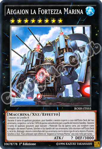 BOSH-IT055 Aegaion la Fortezza Marina comune 1a Edizione (IT) -NEAR MINT-
