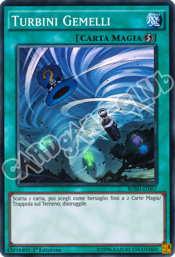BOSH-IT067 Turbini Gemelli super rara 1a Edizione (IT) -NEAR MINT-