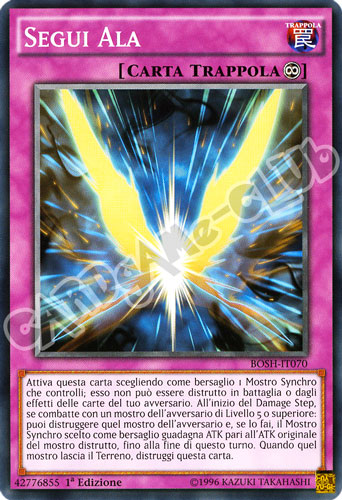 BOSH-IT070 Segui Ala comune 1a Edizione (IT) -NEAR MINT-