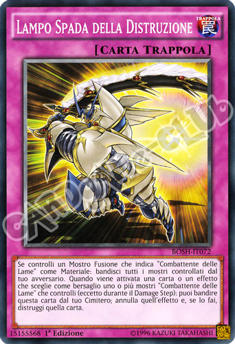 BOSH-IT072 Lampo Spada della Distruzione comune 1a Edizione (IT) -NEAR MINT-