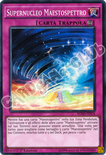 BOSH-IT074 Supernucleo Maestrospettro super rara 1a Edizione (IT) -NEAR MINT-