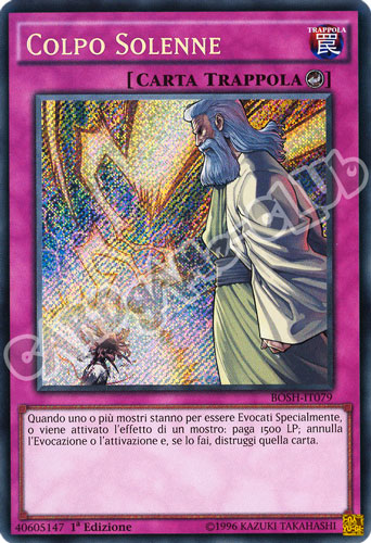 BOSH-IT079 Colpo Solenne rara segreta 1a Edizione (IT) -NEAR MINT-