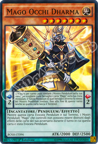 BOSH-IT096 Mago Occhi Dharma super rara 1a Edizione (IT) -NEAR MINT-