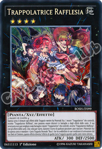 BOSH-IT099 Trappolatrice Rafflesia rara segreta 1a Edizione (IT) -NEAR MINT-