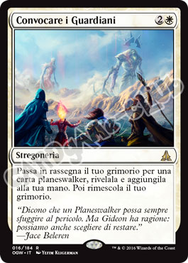 016 / 184 Convocare i Guardiani rara normale (IT) -NEAR MINT-