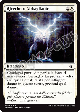 017 / 184 Riverbero Abbagliante comune normale (IT) -NEAR MINT-