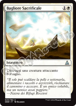 020 / 184 Bagliore Sacrificale non comune normale (IT) -NEAR MINT-