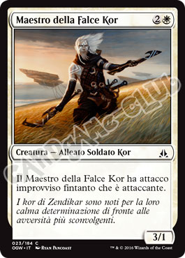 023 / 184 Maestro della Falce Kor comune normale (IT) -NEAR MINT-