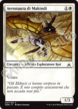 027 / 184 Aeronauta di Makindi comune normale (IT) -NEAR MINT-