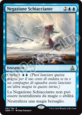 061 / 184 Negazione Schiacciante rara normale (IT) -NEAR MINT-