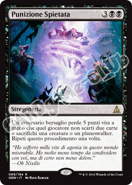 089 / 184 Punizione Spietata rara normale (IT) -NEAR MINT-