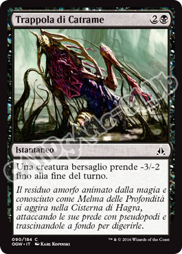 090 / 184 Trappola di Catrame comune normale (IT) -NEAR MINT-