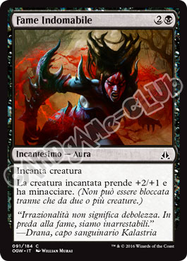 091 / 184 Fame Indomabile comune normale (IT) -NEAR MINT-