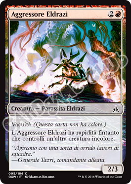 095 / 184 Aggressore Eldrazi comune normale (IT) -NEAR MINT-