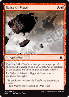 102 / 184 Salva di Massi comune normale (IT) -NEAR MINT-