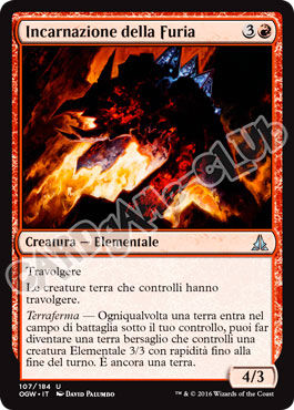 107 / 184 Incarnazione della Furia non comune normale (IT) -NEAR MINT-