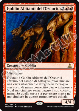 110 / 184 Goblin Abitanti dell'Oscurita' rara normale (IT) -NEAR MINT-