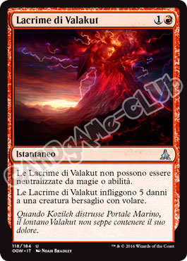 118 / 184 Lacrime di Valakut non comune normale (IT) -NEAR MINT-