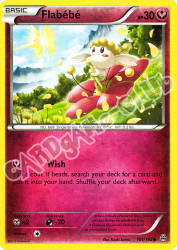 101 / 162 Flabebe' comune normale (EN) -NEAR MINT-