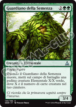 143 / 184 Guardiano della Semenza non comune normale (IT) -NEAR MINT-