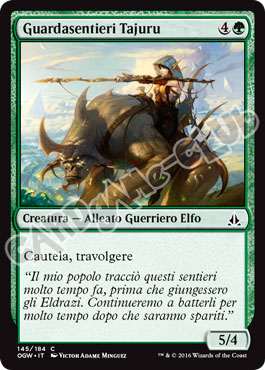 145 / 184 Guardiasentieri Tajuru comune normale (IT) -NEAR MINT-