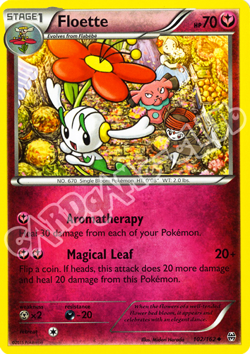 102 / 162 Floette non comune normale (EN) -NEAR MINT-