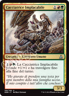 158 / 184 Cacciatrice Implacabile non comune normale (IT) -NEAR MINT-