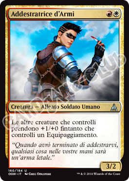 160 / 184 Addestratrice di Armi non comune normale (IT) -NEAR MINT-