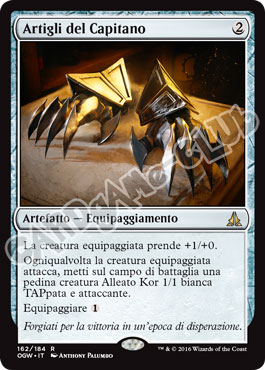 162 / 184 Artigli del Capitano rara normale (IT) -NEAR MINT-