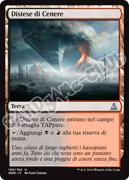 168 / 184 Distese di Cenere non comune normale (IT) -NEAR MINT-