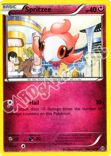 105 / 162 Spritzee comune normale (EN) -NEAR MINT-