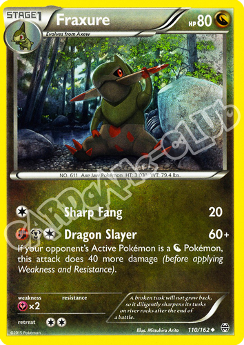 110 / 162 Fraxure non comune normale (EN) -NEAR MINT-