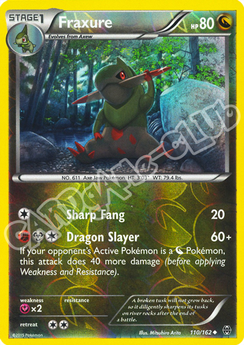 110 / 162 Fraxure non comune foil reverse (EN) -NEAR MINT-