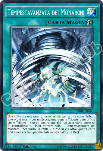 SR01-IT027 Tempestavanzata dei Monarchi comune 1a Edizione (IT) -NEAR MINT-
