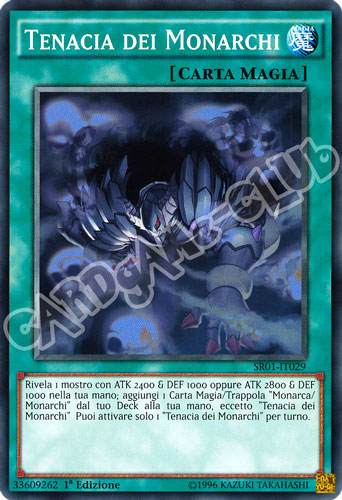 SR01-IT029 Tenacia dei Monarchi comune 1a Edizione (IT) -NEAR MINT-