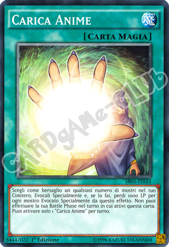 SR01-IT033 Carica Anime comune 1a Edizione (IT) -NEAR MINT-