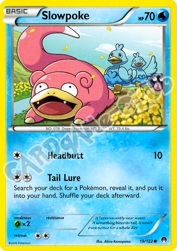 019 / 122 Slowpoke comune normale (EN) -NEAR MINT-