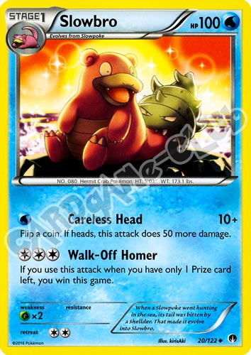 020 / 122 Slowbro non comune normale (EN) -NEAR MINT-