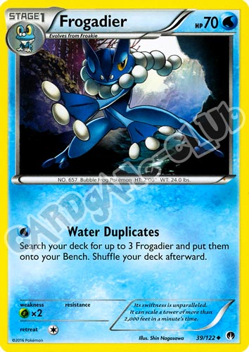 039 / 122 Frogadier non comune normale (EN) -NEAR MINT-