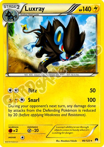 046 / 122 Luxray rara normale (EN) -NEAR MINT-