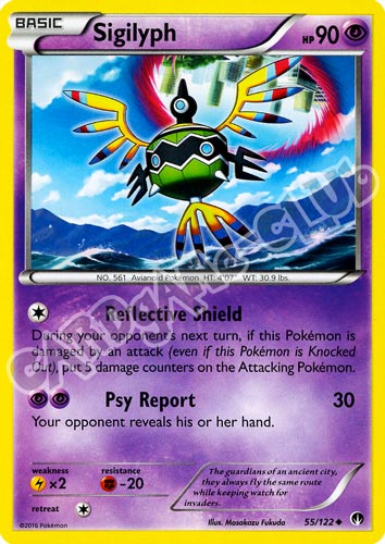 055 / 122 Sigilyph non comune normale (EN) -NEAR MINT-