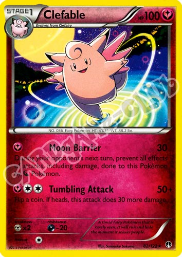 082 / 122 Clefable rara normale (EN) -NEAR MINT-