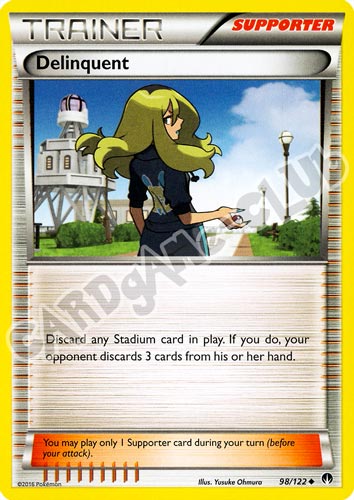 098 / 122 Delinquent non comune normale (EN) -NEAR MINT-
